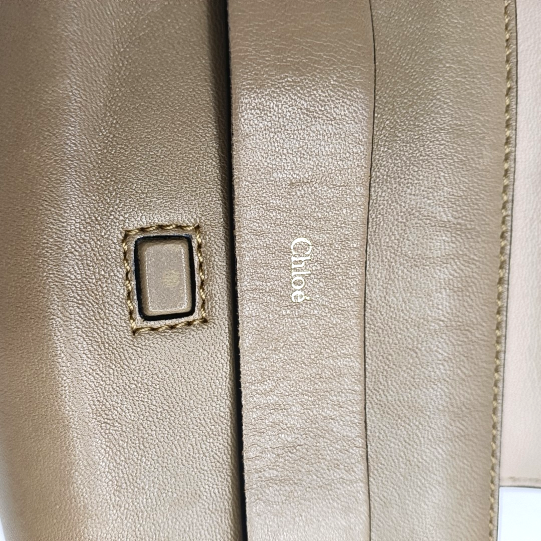 Chloé Elle Brown Leather Crossbody Single Shoulder Bag Golden hardware-(SKU)-957308916