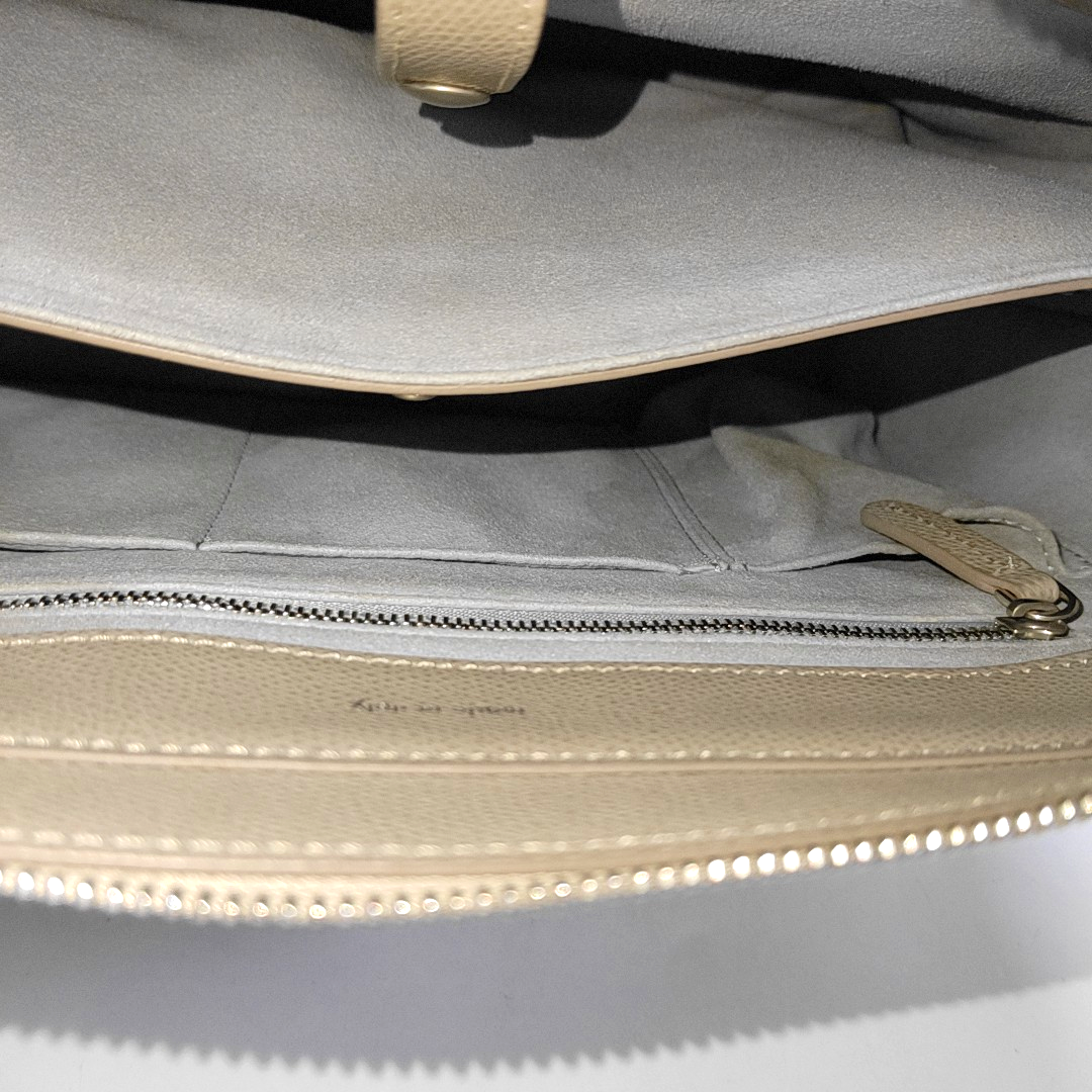 senreve Gray Cow Leather Embossed Single Shoulder Bag Backpack Silver Hardware Removable shoulder strap-(SKU)-14223070