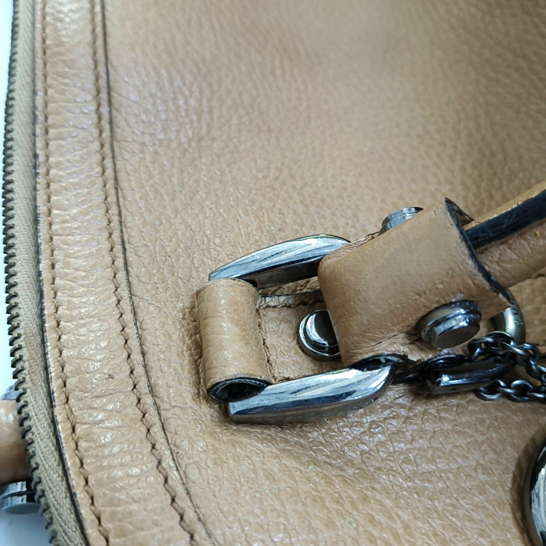 GUCCI Microguccissima Brown Cowhide Handbag Silver Hardware-(SKU)-957550870