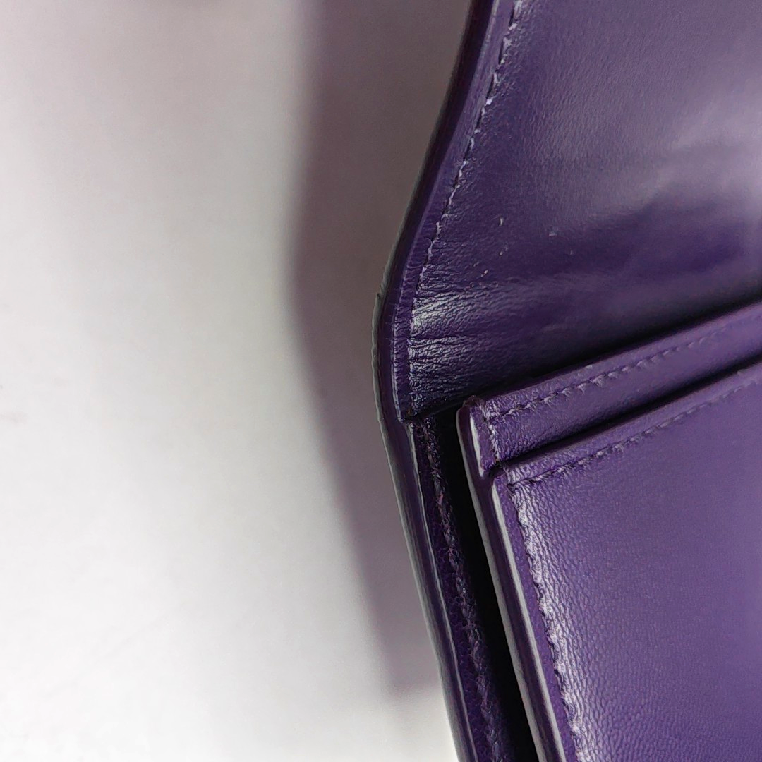 BOTTEGA VENETA Purple Cowhide Wallet-(SKU)-958679200
