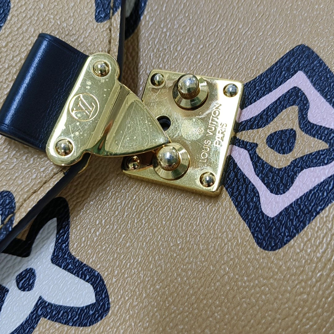LOUIS VUITTON MÉTIS Medium Brown Coated Canvas Printed Messenger Bag Single Shoulder Bag Handbag Detachable Strap-(SKU)-954441029