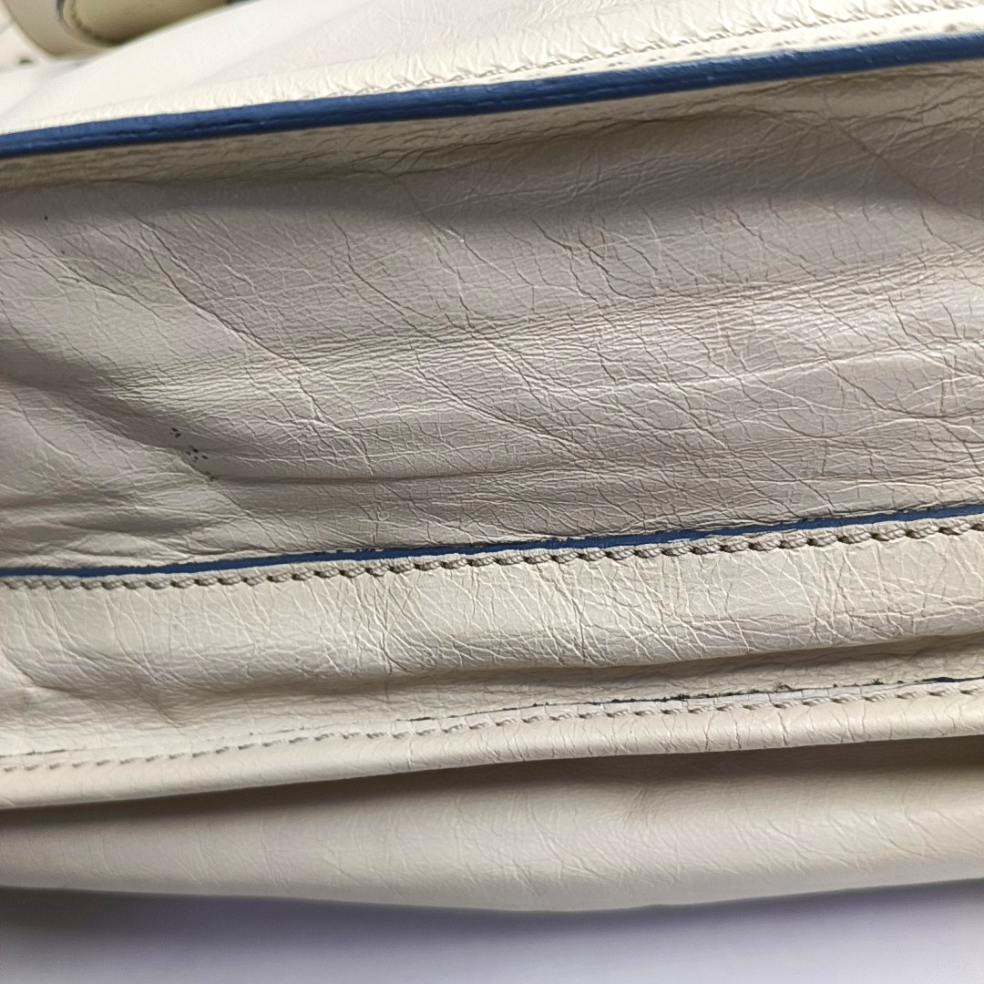 Chloé Tote bag White Leather Handbag Golden hardware-(SKU)-954394334