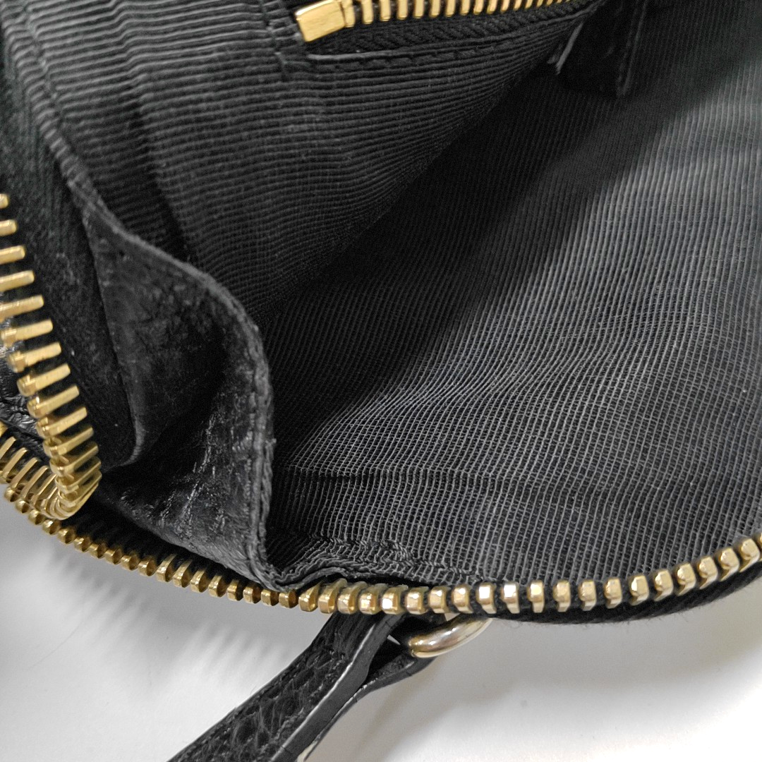 BURBERRY Harrogate Black Cowhide Single Shoulder Bag Crossbody Bag Golden hardware-(SKU)-933835304