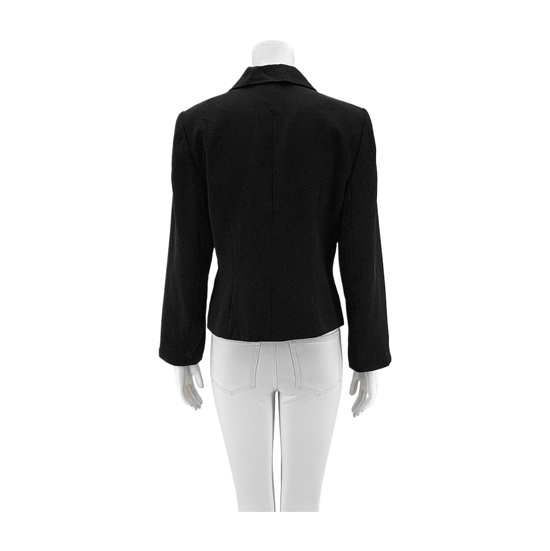 Chloé Mcode 春秋Black涤纶/聚酯纤维女士Long袖短款其他外套-(SKU)-14220922