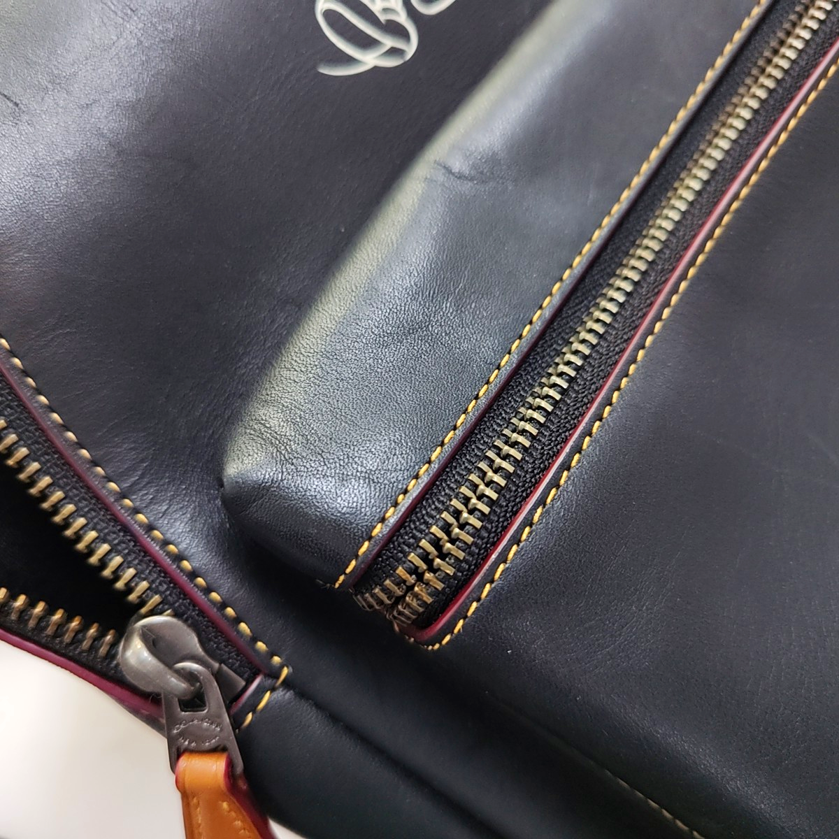 COACH CHARLIE Black Leather Backpack Shoulder Bag Golden hardware-(SKU)-950368731