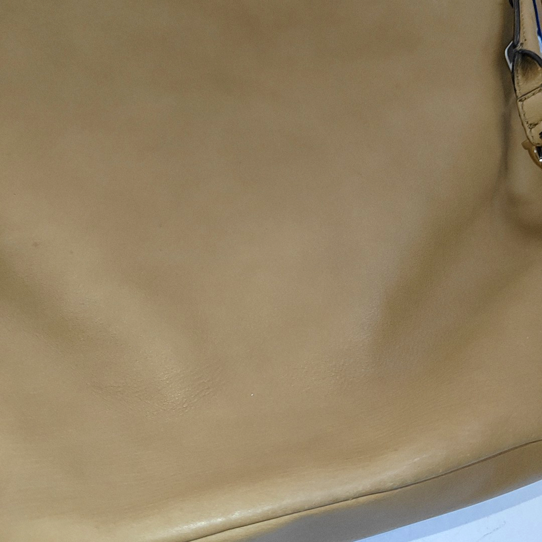FERRAGAMO Brown Leather Single Shoulder Bag Crossbody Bag Golden hardware-(SKU)-941056767