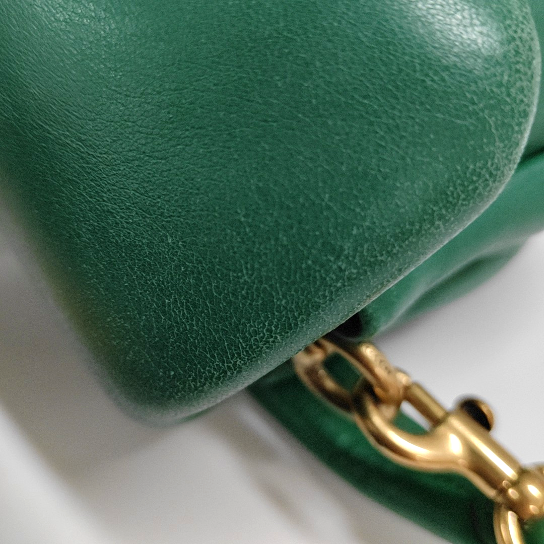 COACH PILLOW TABBY 26 Green Cowhide Crossbody Handbag Single Shoulder Bag Golden hardware shoulder straps-(SKU)-13671839