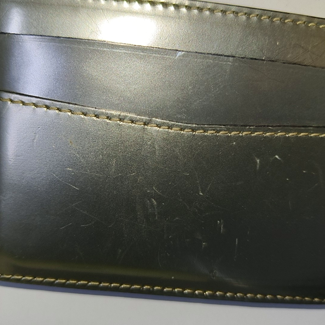 BVLGARI SERPENTI FOREVER Gray Cowhide Snake Head Card Case Golden hardware-(SKU)-935538588