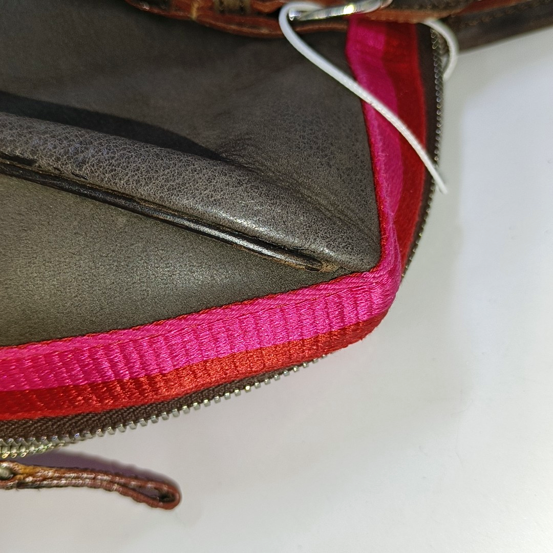LOEWE Tote bag Dark Brown Leather Handbag Silver Hardware shoulder straps-(SKU)-938692603
