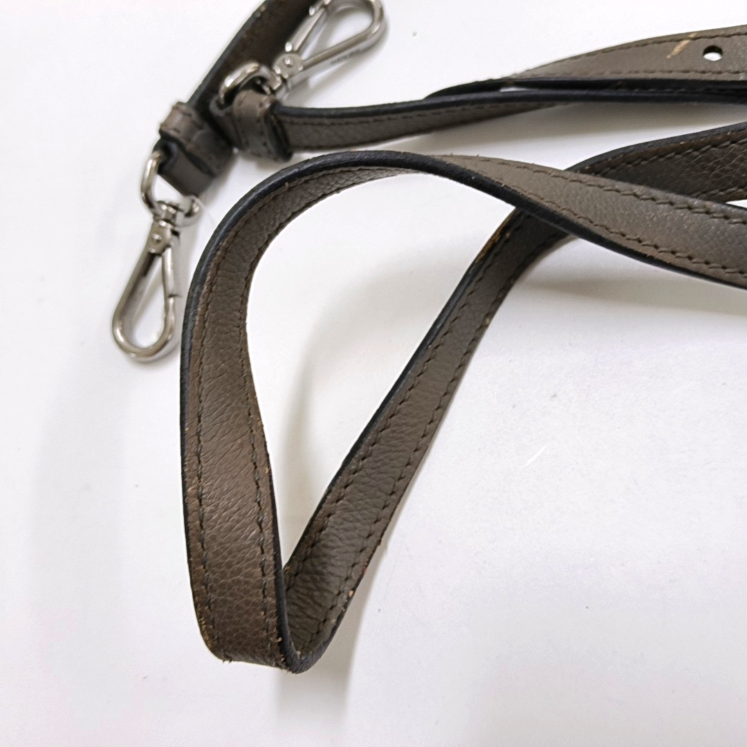 PRADA Tote bag Elephant Gray Cowhide Logo Crossbody Bag Shoulder Bag Single Shoulder Bag Silver Hardware Removable shoulder strap-(SKU)-956018921