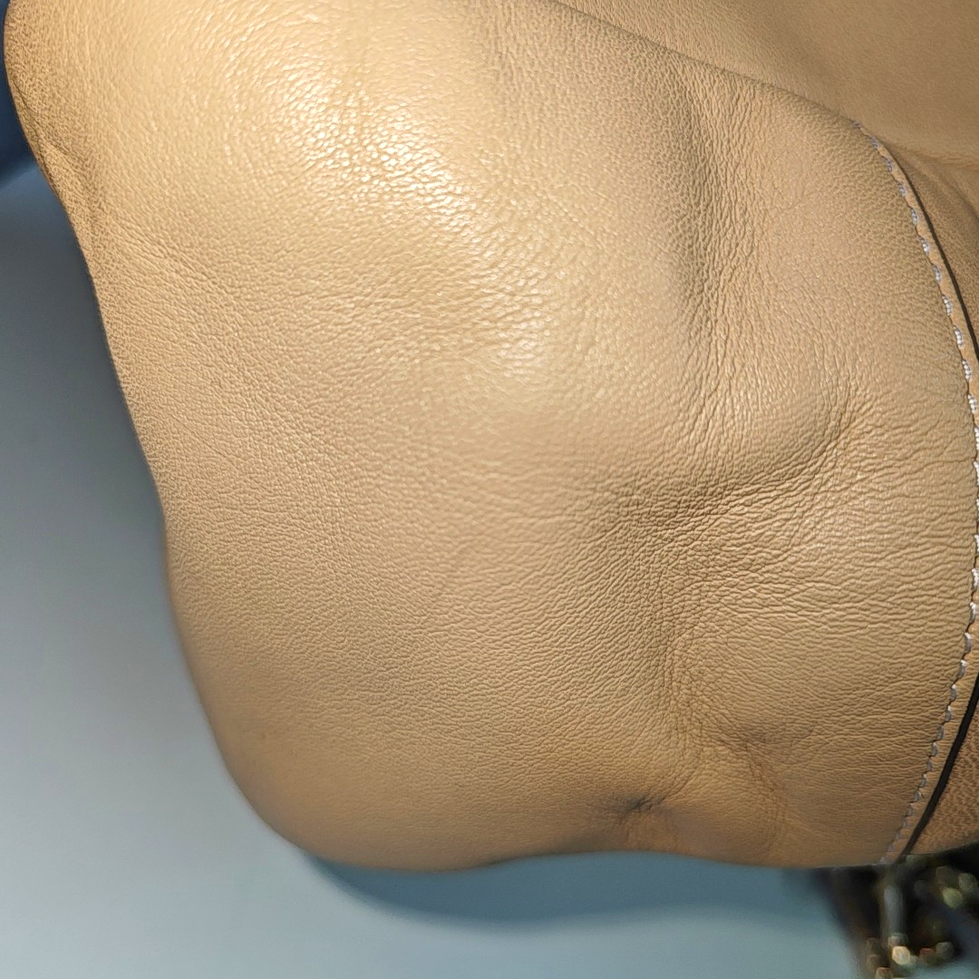 COACH Khaki cowhide single shoulder bag Black hardware-(SKU)-940524452
