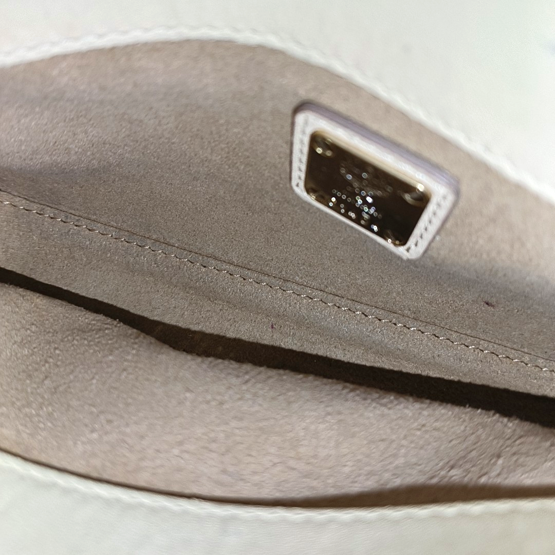 MCM MILLIE Khaki Coated Canvas Monogrammed Bay Laurel Buckle Crossbody Shoulder Bag Golden hardware Removable shoulder strap-(SKU)-935170970