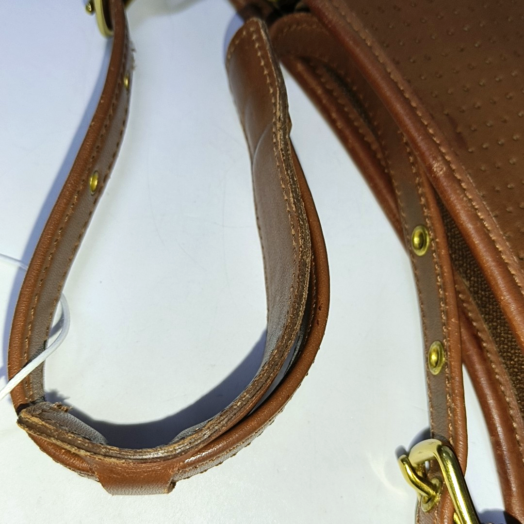 COACH Brown Leather Single Shoulder Bag Tote Bag Golden hardware Removable shoulder strap-(SKU)-942136489