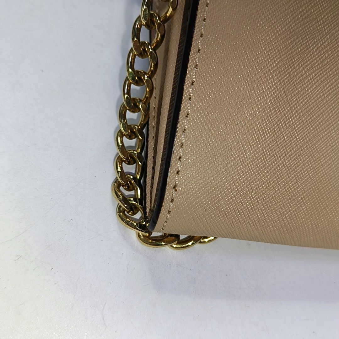 MICHAEL KORS Pink Leather Single Shoulder Bag, Crossbody Golden hardware Removable shoulder strap-(SKU)-951851084