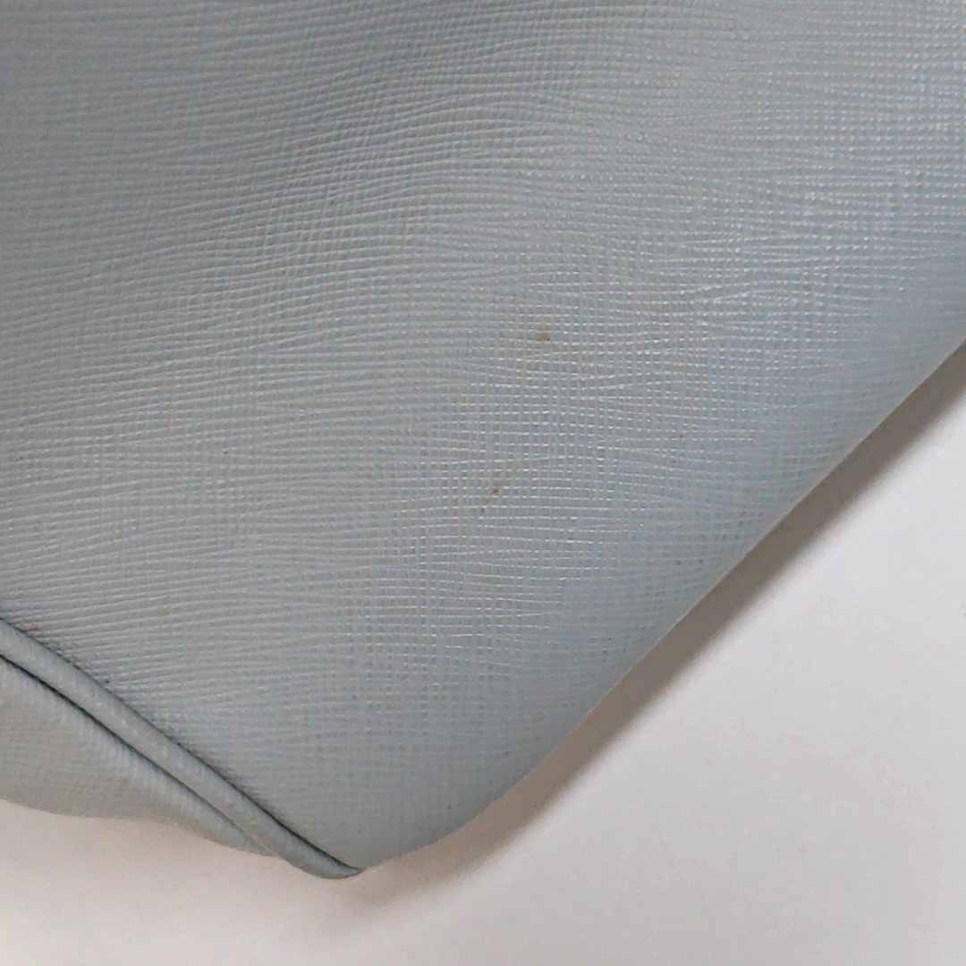 PRADA Galleria Extra Large Light Blue Cowhide Single Shoulder Bag Handbag Golden hardware-(SKU)-948949489