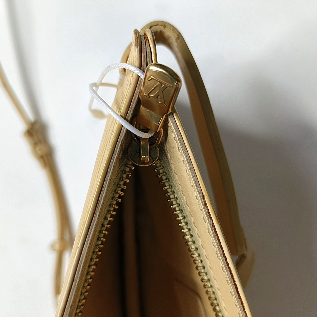 LOUIS VUITTON 黄色EPI牛皮水波纹腰包腰包/胸包 Golden hardware Vintage model-(SKU)-953082998