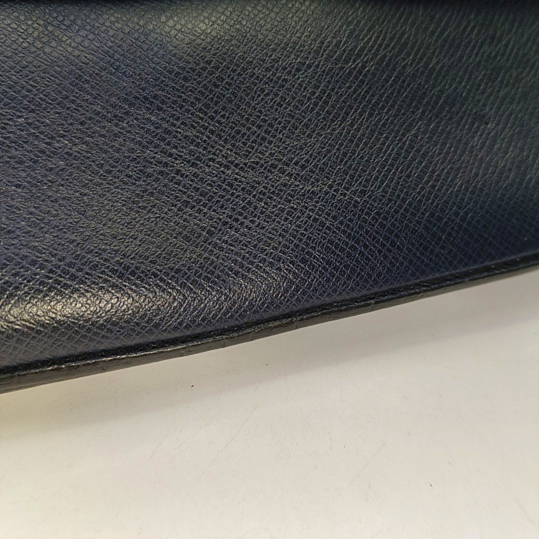 LOUIS VUITTON BOREAL Dark Blue Cowhide Single Shoulder Bag Crossbody Bag Silver Hardware-(SKU)-931854532