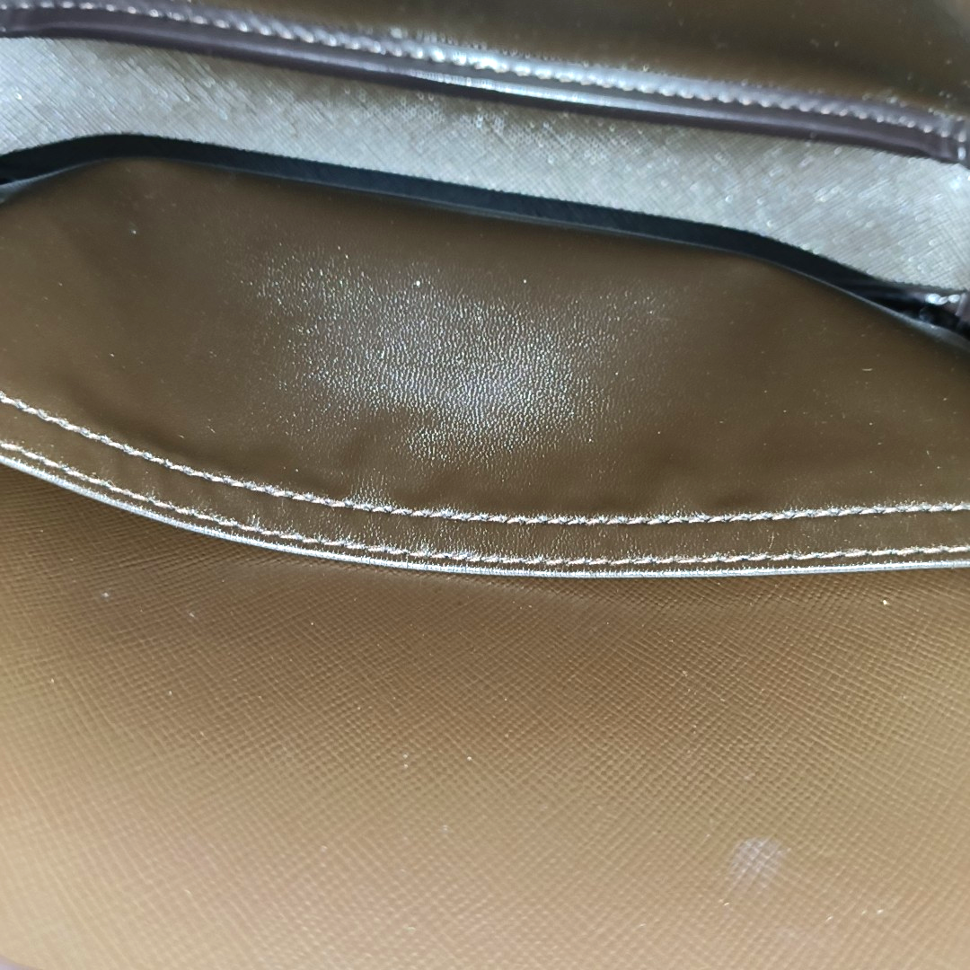 BURBERRY Khaki Canvas Handbag Brown Hardware-(SKU)-954910626