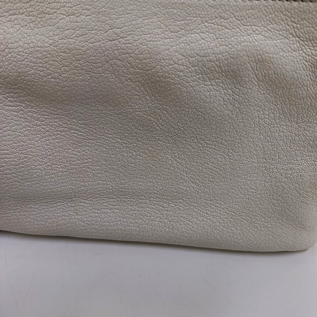 Miu Miu White Leather Crossbody Bag Golden hardware Removable shoulder strap-(SKU)-945458940