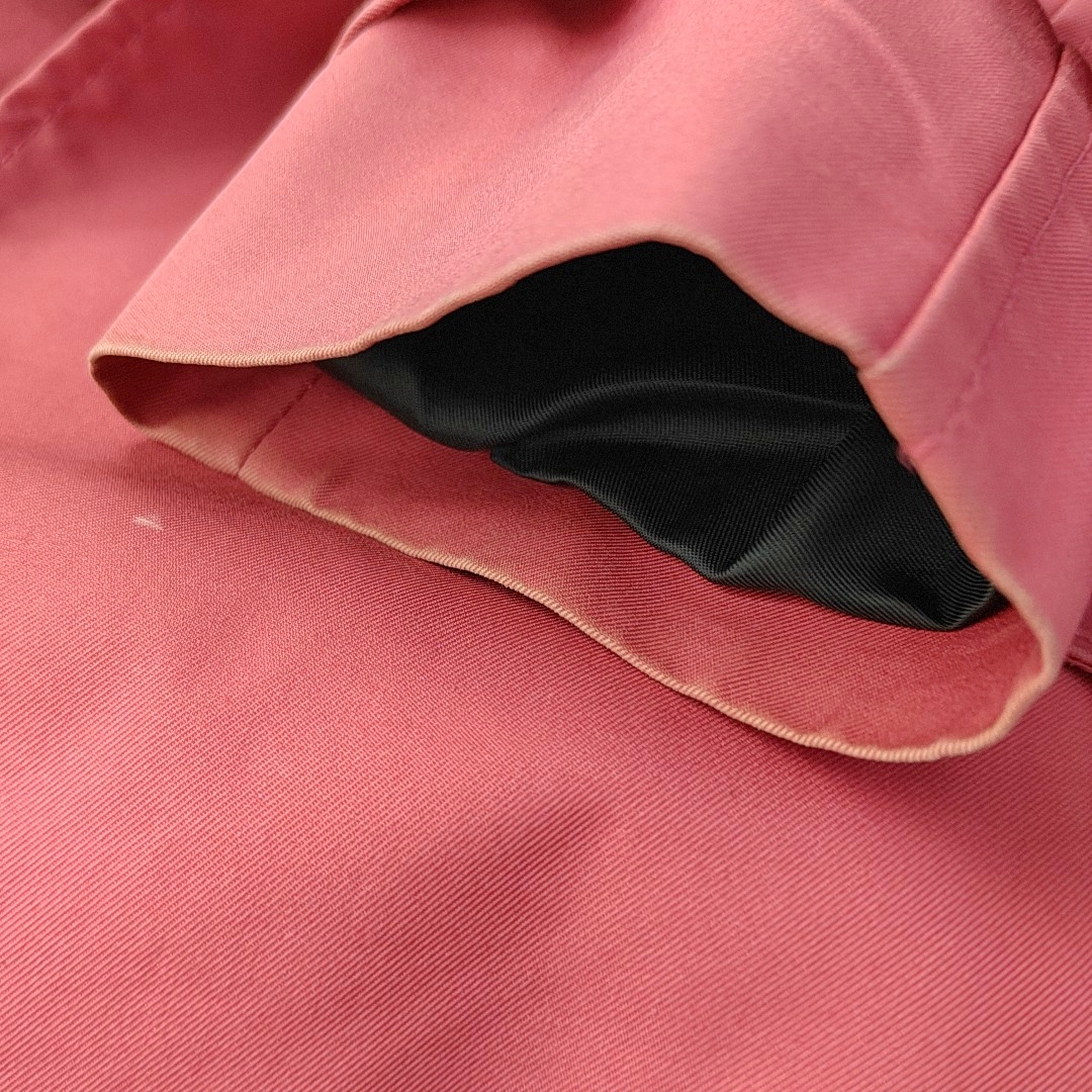 COACH XXScode Spring Autumn Pink Cotton Women's Medium Length Trench Coat-(SKU)-942014612
