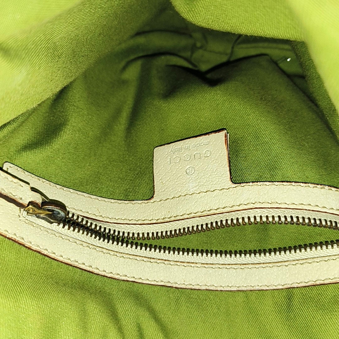 GUCCI Pelham Khaki Fabric Monogram Rivets Shoulder Bag Tote Bag Golden hardware-(SKU)-952072335