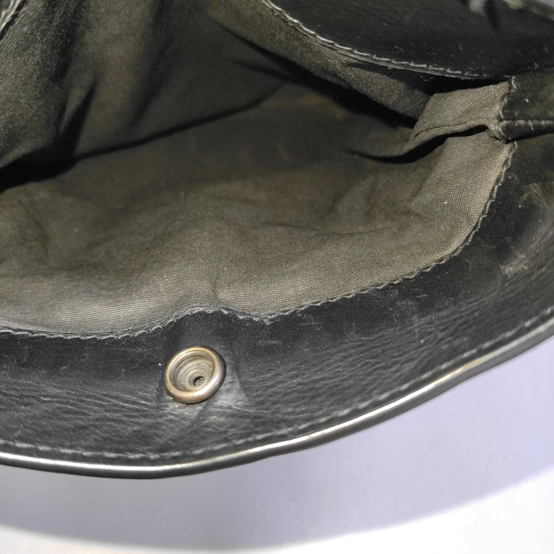 BOTTEGA VENETA Black Leather Embossed Single Shoulder Bag Tote Black hardware-(SKU)-951290647