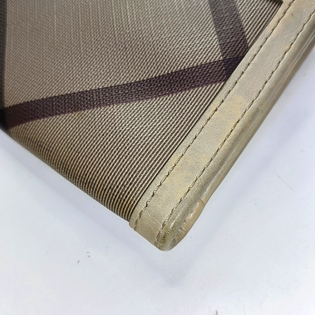 BURBERRY Multicolor Canvas Wallet Silver Hardware-(SKU)-954320481