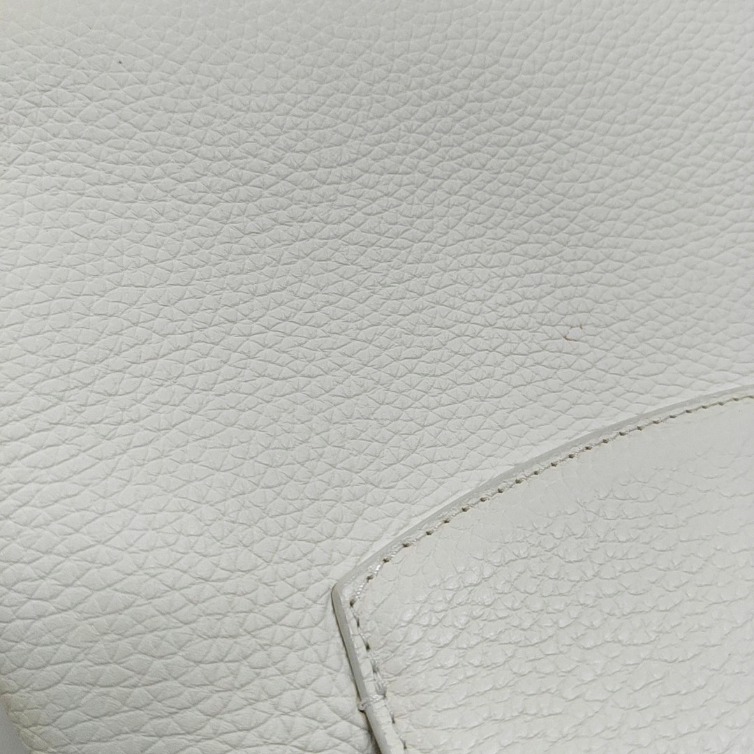 LOUIS VUITTON CAPUCINES BB White Calfskin Shoulder Bag, Handbag, Crossbody Bag with Detachable Strap-(SKU)-963553320