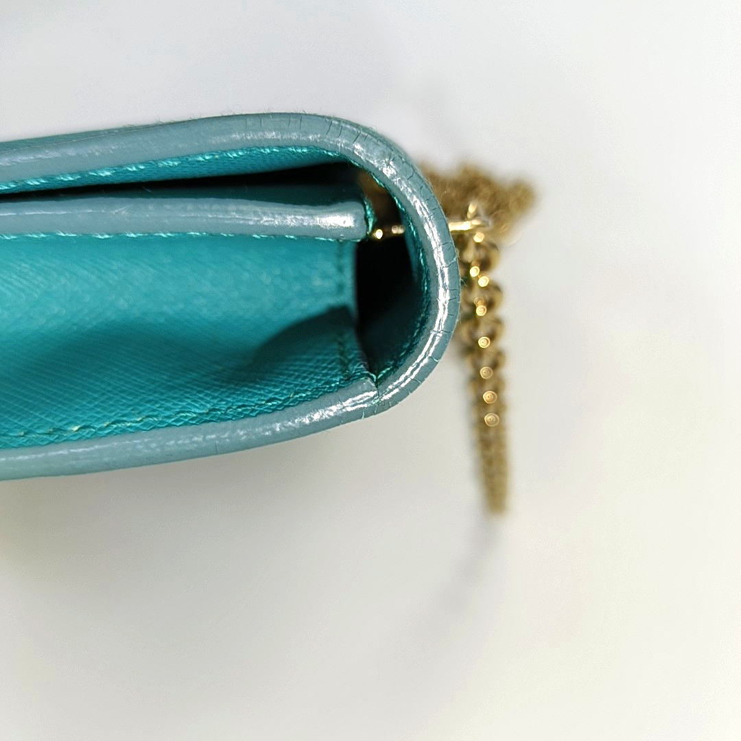 FERRAGAMO Vara Green Cowhide Single Shoulder Bag Crossbody Golden hardware Removable shoulder strap-(SKU)-930663462
