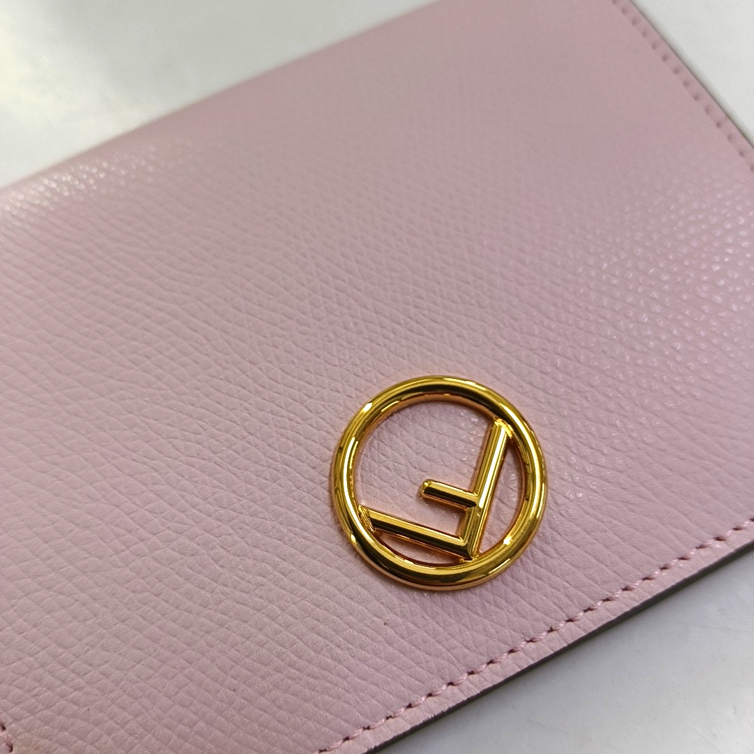 FENDI Pink Cowhide Wallet-(SKU)-960270985