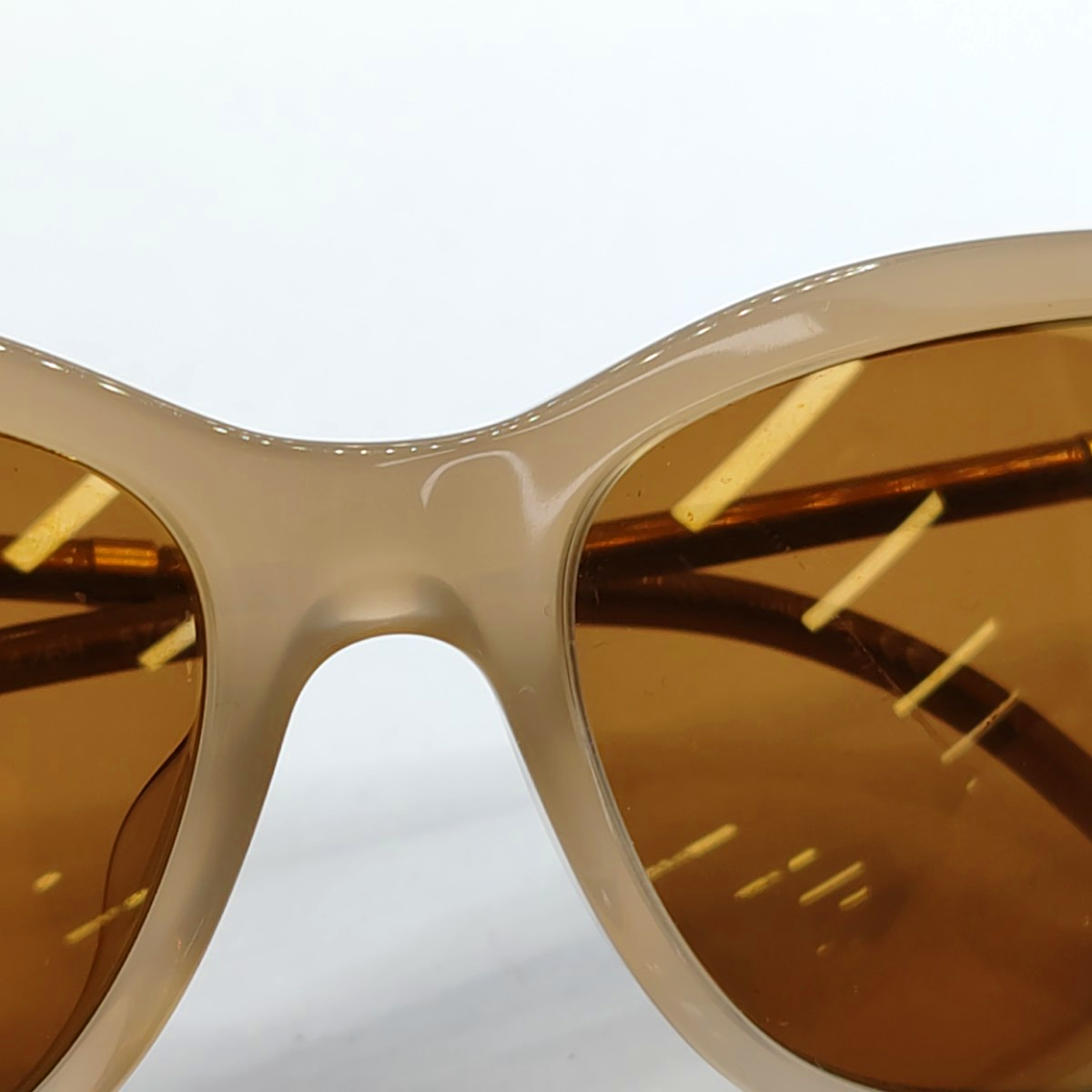 BURBERRY Light Brown Synthetic Sunglasses-(SKU)-937376409
