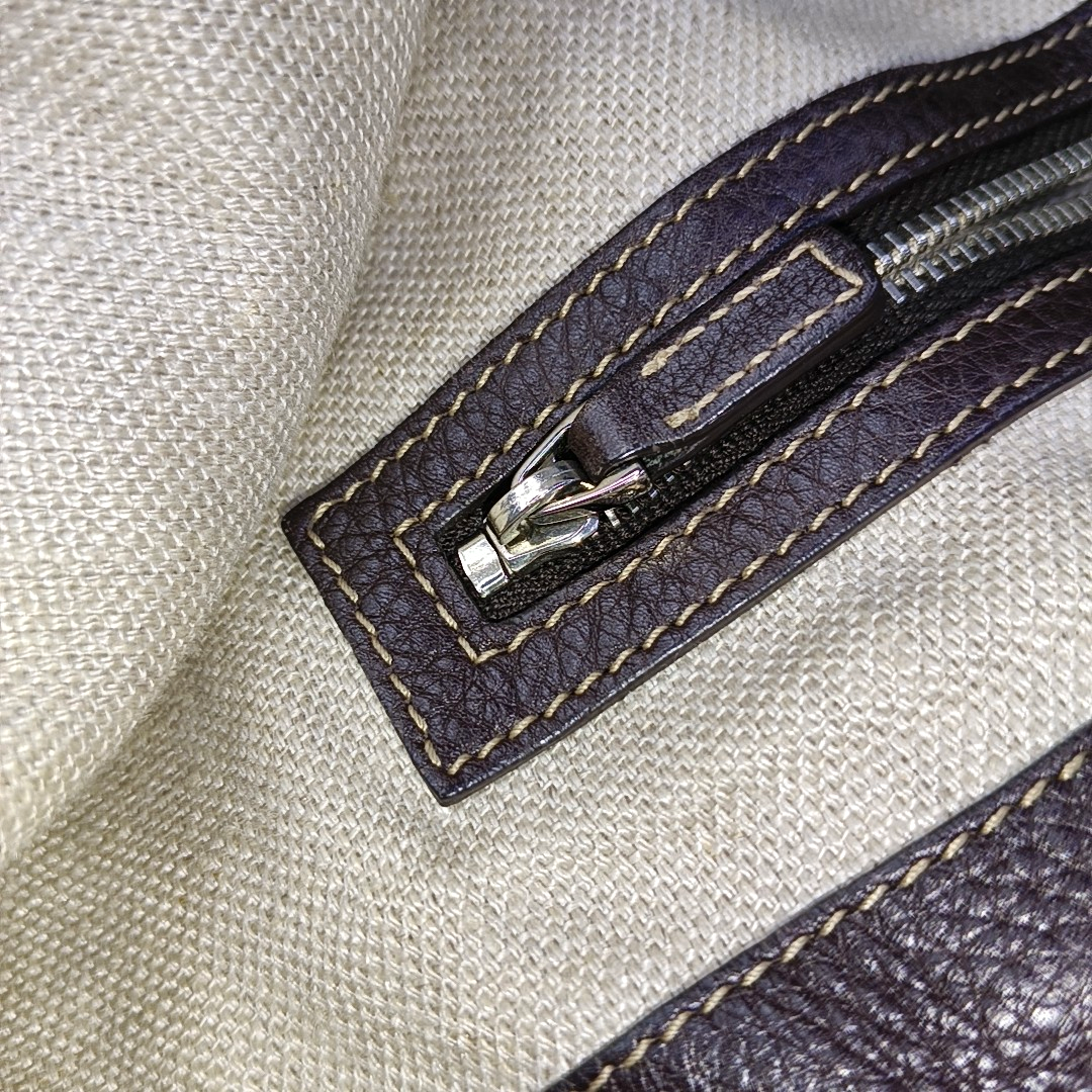 GUCCI Babouska Khaki canvas monogram crossbody bag, handbag Silver Hardware-(SKU)-958404540