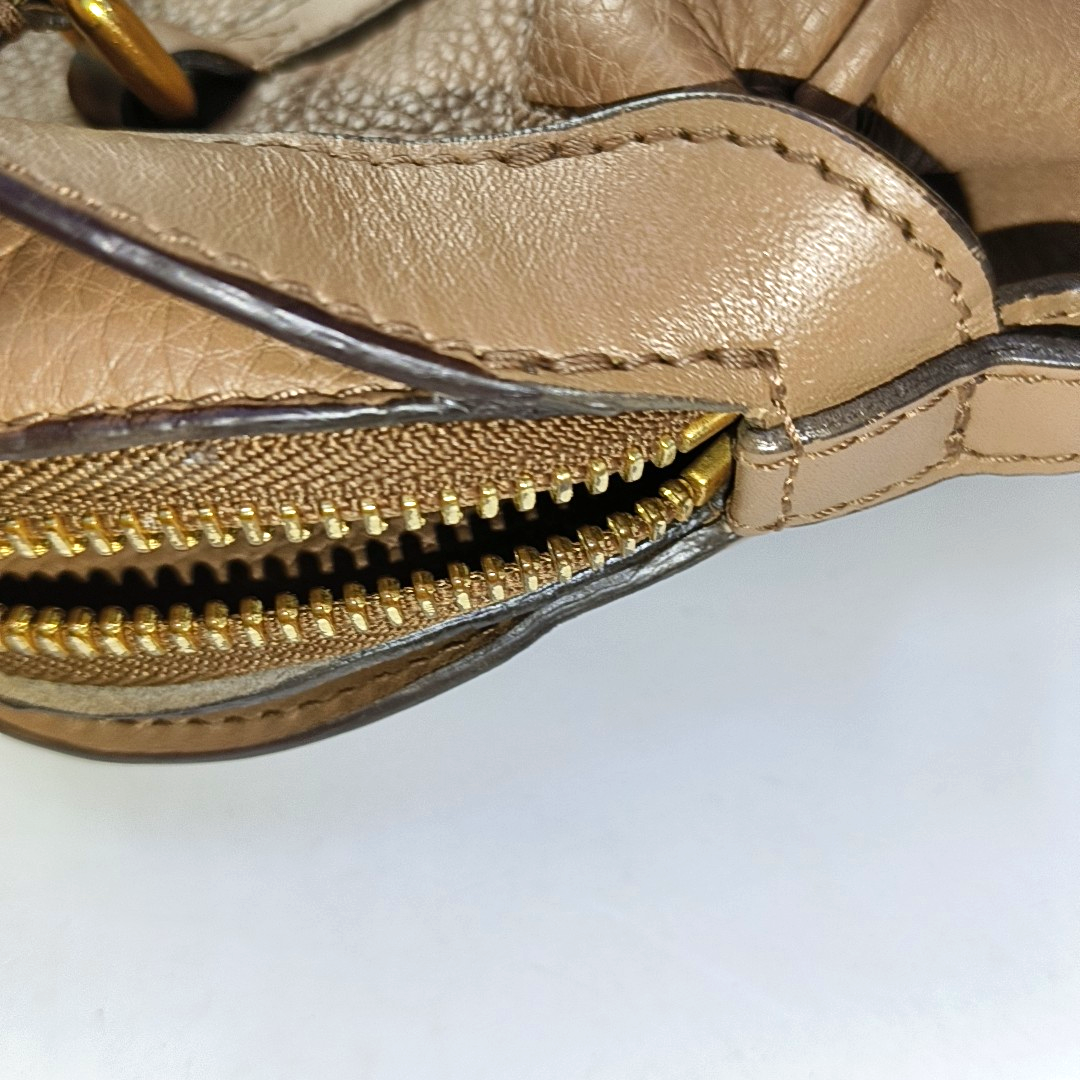 BURBERRY Milverton Brown Cowhide Single Shoulder Bag Tote Shoulder Bag Crossbody Bag Golden hardware Removable shoulder strap-(SKU)-951907400