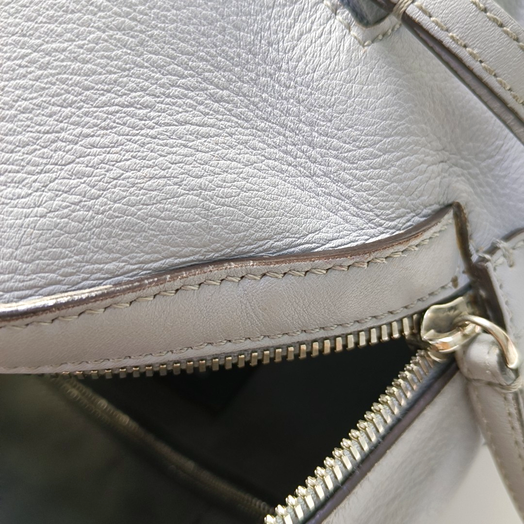 FENDI Blue Cowhide Backpack Silver Hardware-(SKU)-956994945