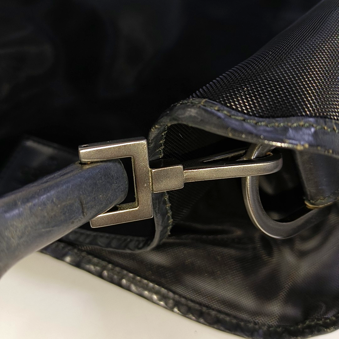 GUCCI Tote bag Black Special Material Bamboo Handle Bag Tote Bag Ruthenium color hardware Sub-bag-(SKU)-941712456