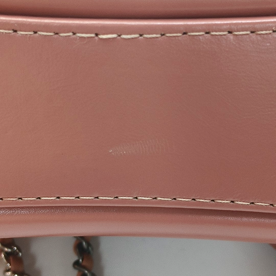 CHANEL GABRIELLE Small Burgundy Leather Quilted Hobo Bag with Shoulder Strap, Gold Silver Hardware, 24 Opening, Detachable Strap-(SKU)-957830856