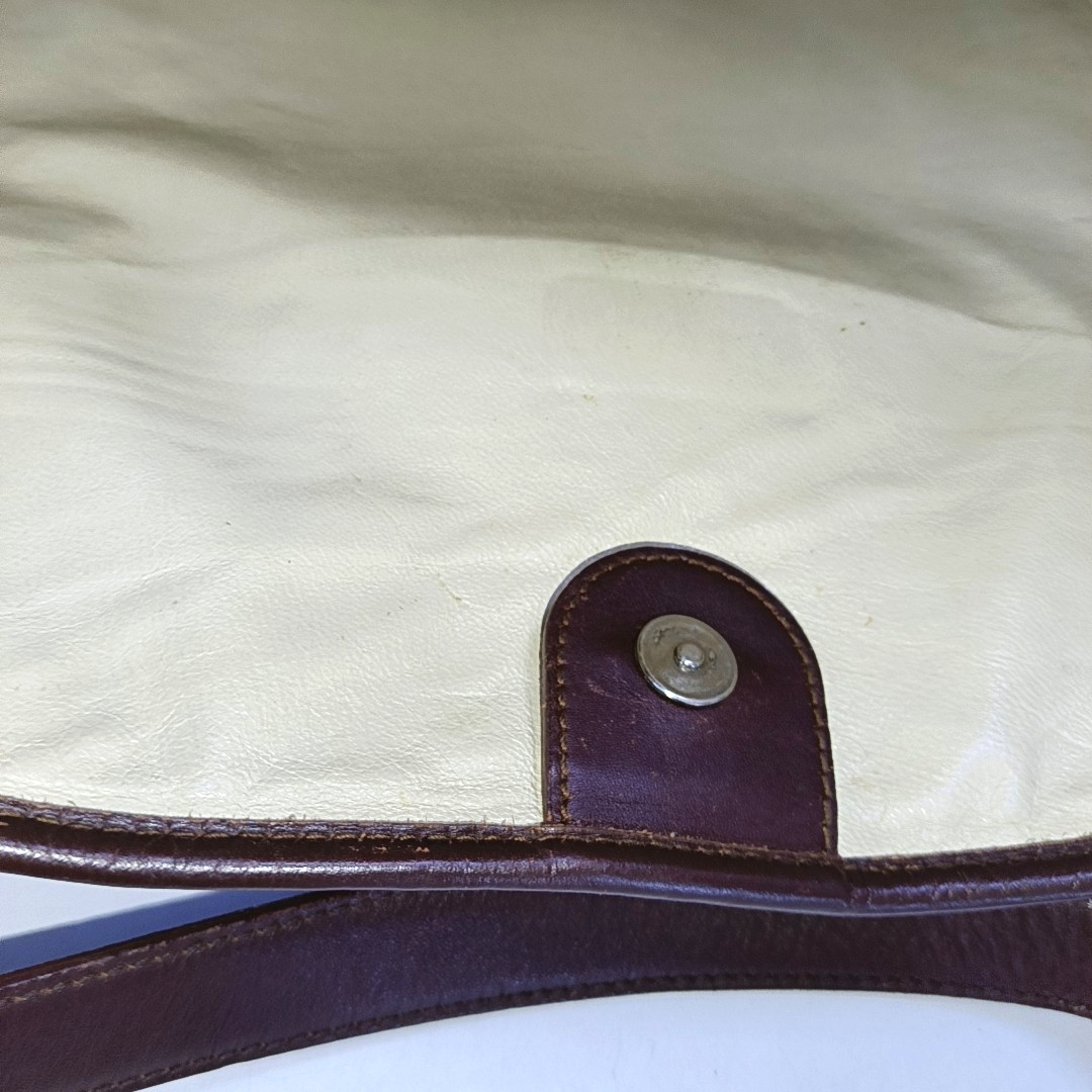 BVLGARI LOGO MANIA Brown Leather Circle Single Shoulder Bag Silver Hardware-(SKU)-947607333