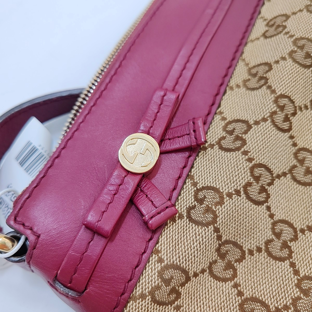 GUCCI Mayfair Khaki Canvas Monogram Single Shoulder Bag Crossbody Bag Golden hardware-(SKU)-945060554