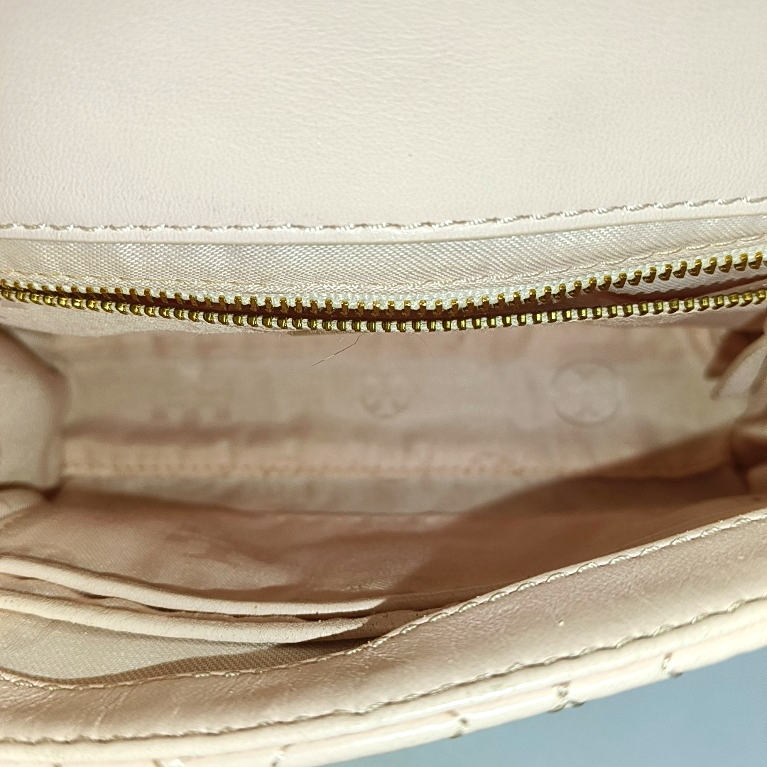 TORY BURCH Fleming Small size Pink Sheepskin Quilted Crossbody Bag Single Shoulder Bag Golden hardware-(SKU)-942795679