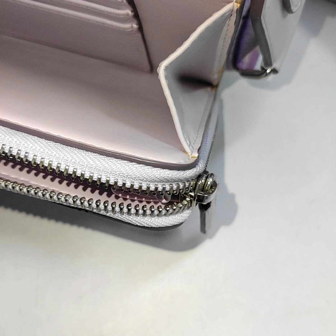 STELLA McCARTNEY Stella Logo Purple Leather Cutout Crossbody Shoulder Handbag Clutch Silver Hardware Removable shoulder strap-(SKU)-940252435