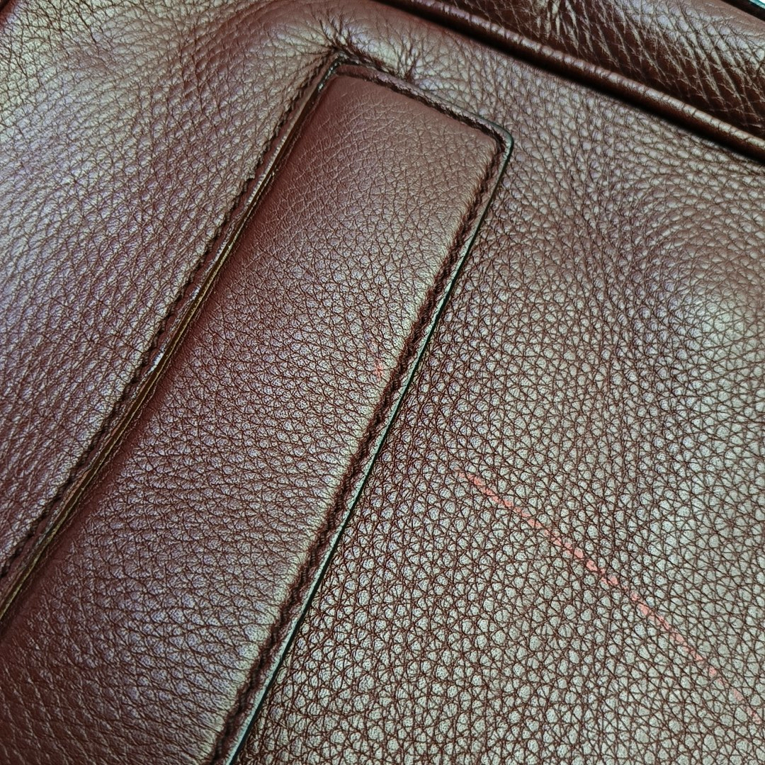 GUCCI Burgundy Cowhide Single Shoulder Bag Crossbody Bag Silver Hardware-(SKU)-944837451