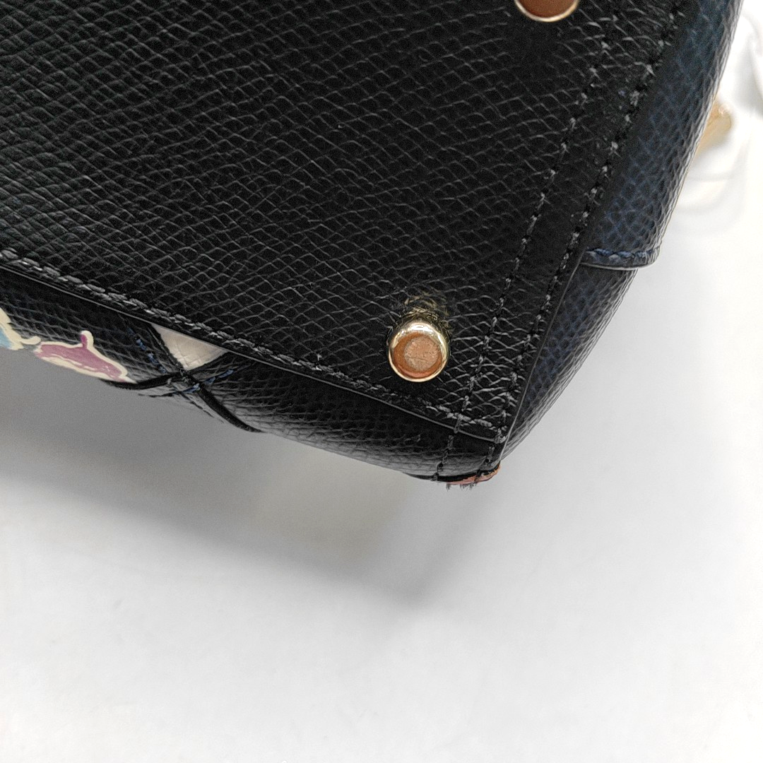 COACH SWAGGER Multicolor Leather Print Woven Crossbody Shoulder Bag Tote Golden hardware Removable shoulder strap-(SKU)-944220951