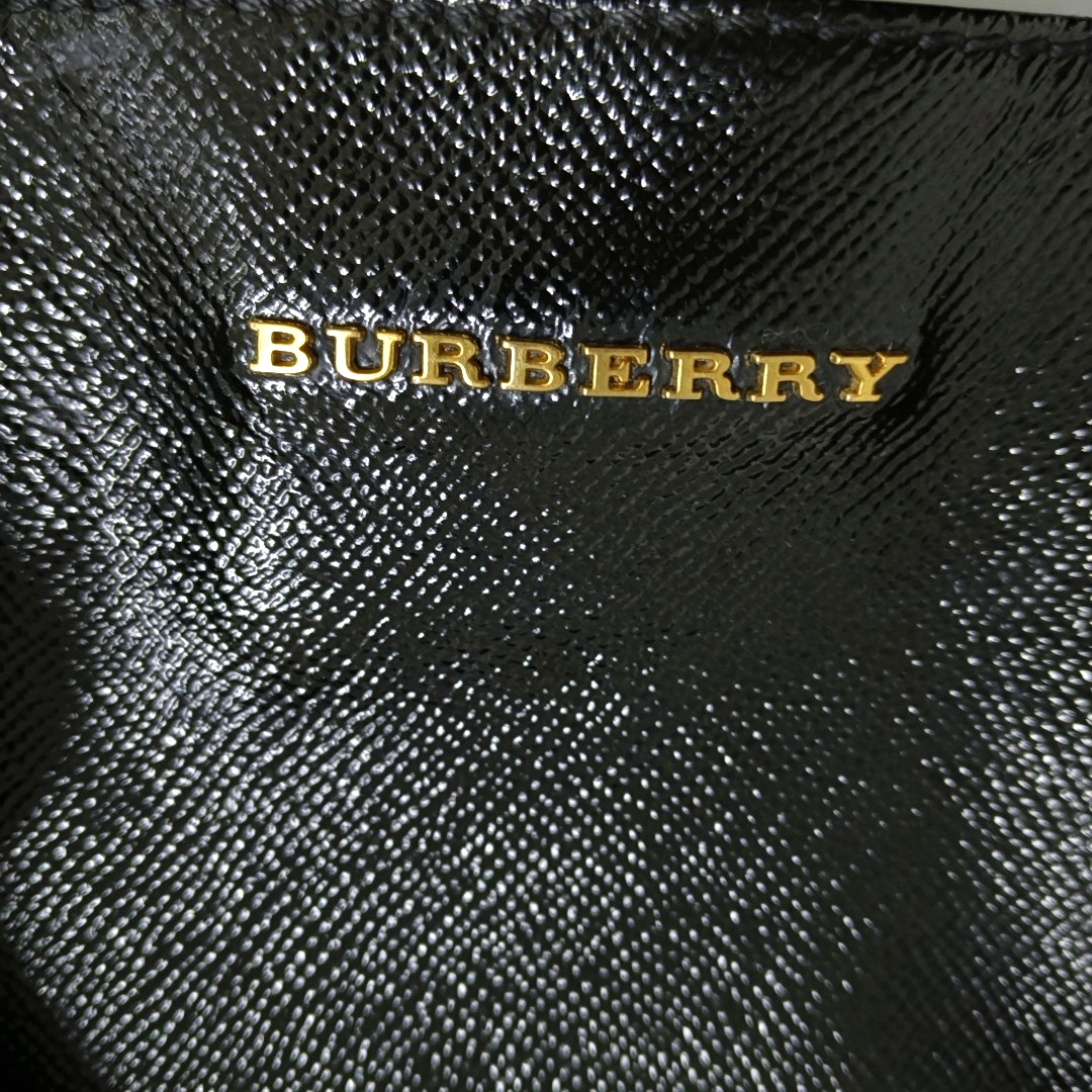 BURBERRY Somerford Black Leather Stud Single Shoulder Handbag Golden Silver Hardware Removable shoulder strap-(SKU)-960988293