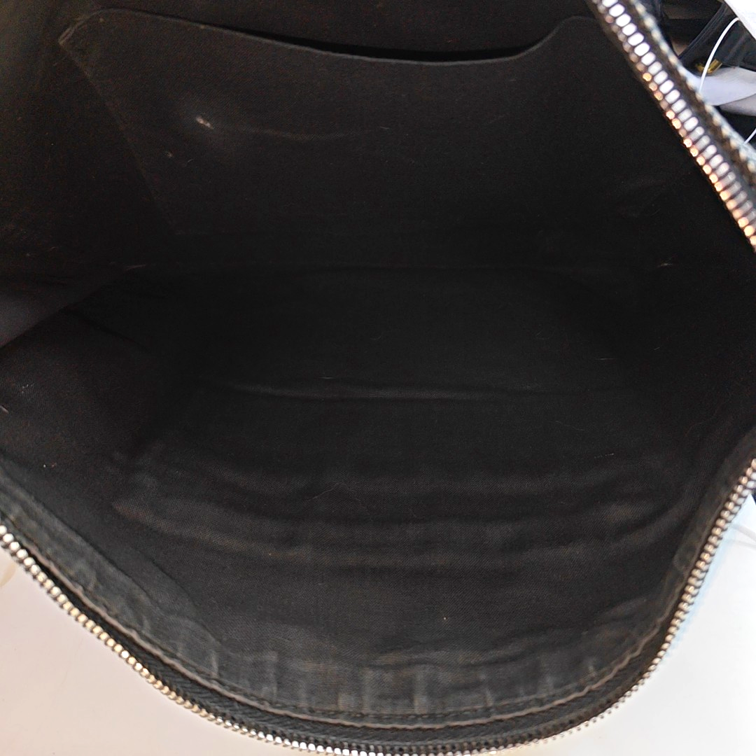 BALENCIAGA Black Fabric Studs Handbag Silver Hardware-(SKU)-949038286