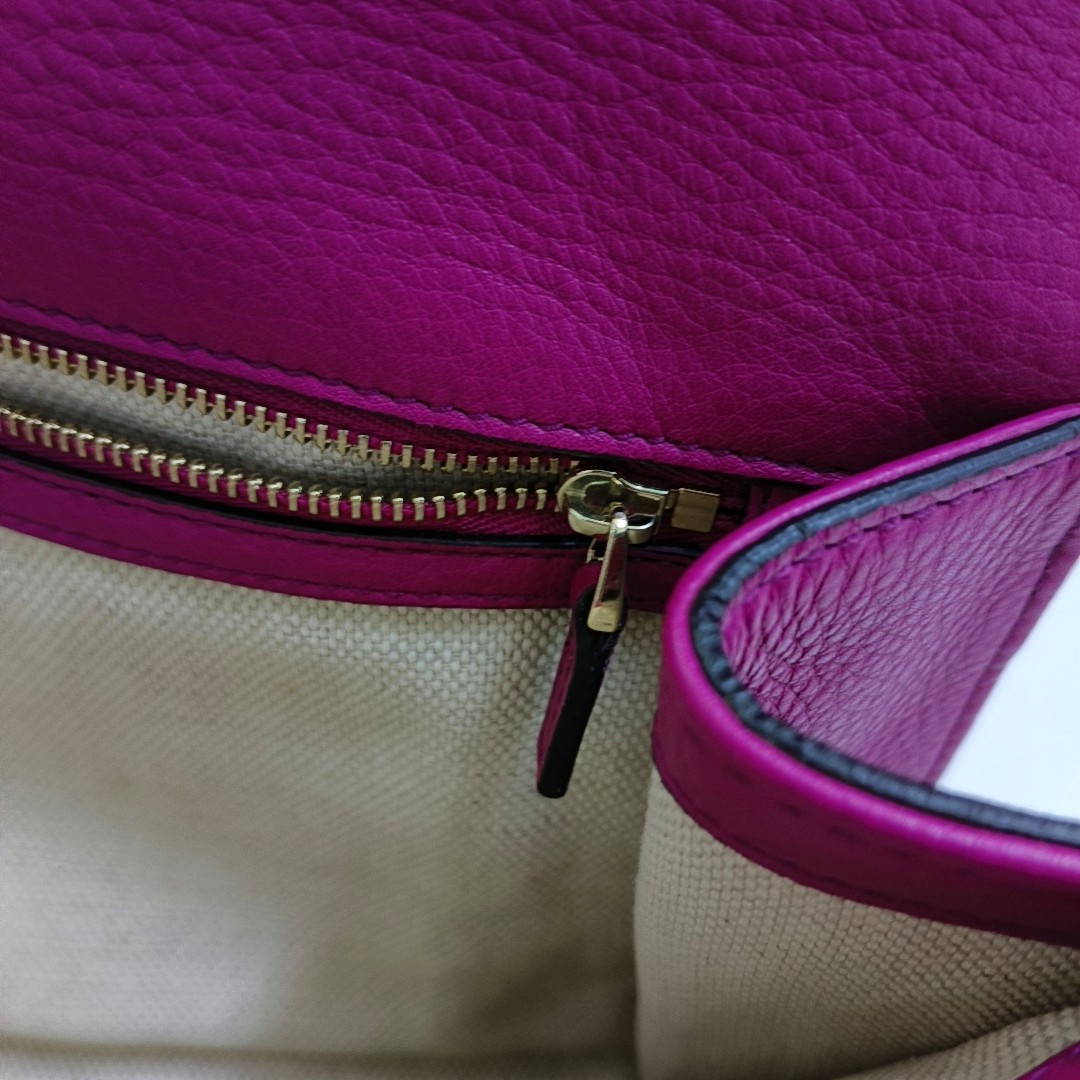 GUCCI Soho Pinkish-Purple Cowhide Clutch Bag Silver Hardware-(SKU)-956214199
