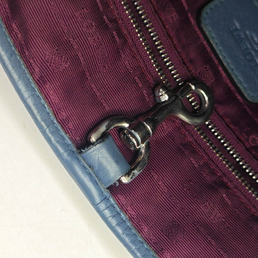 LOEWE Tote bag Blue Leather Tote Bag Golden hardware-(SKU)-945163110