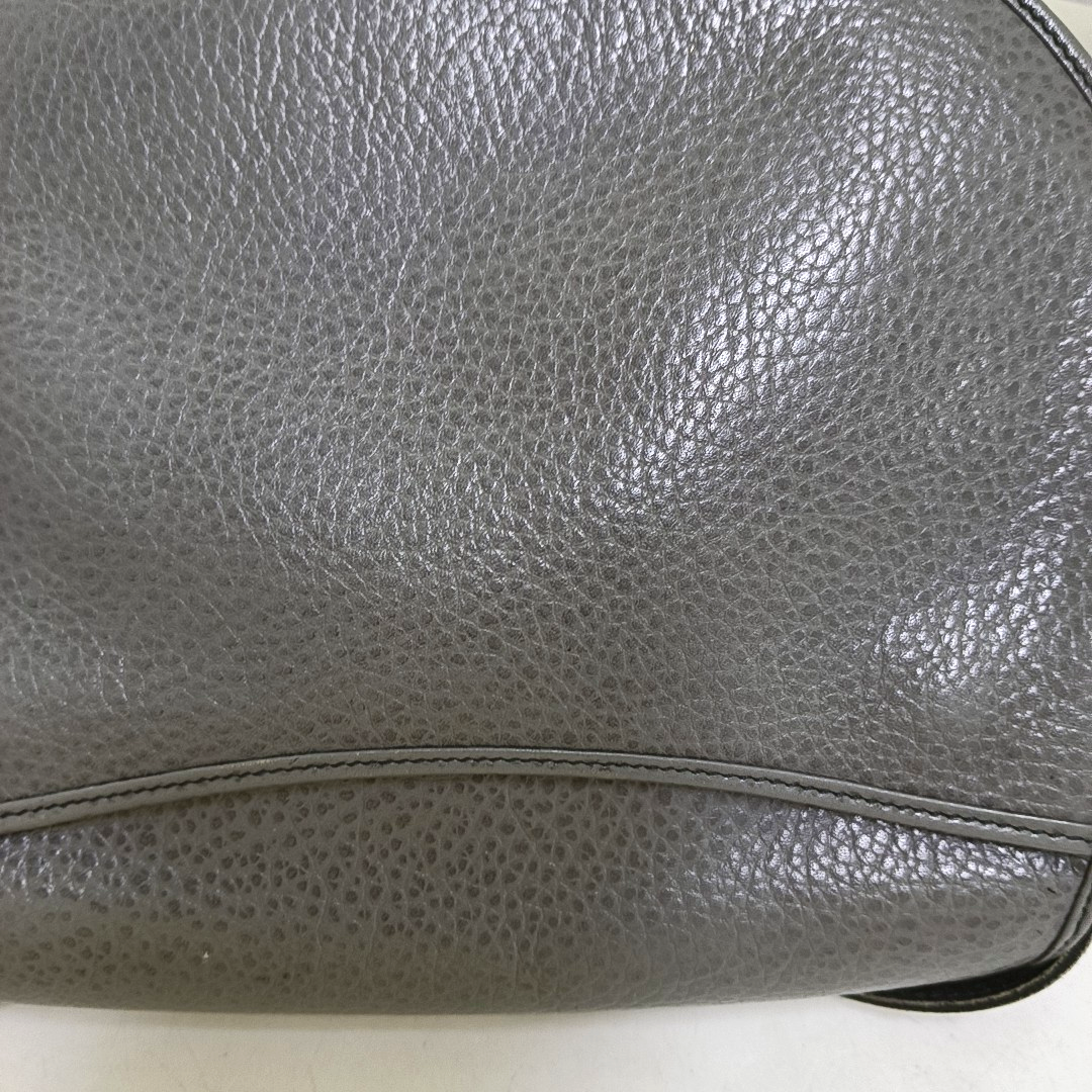 DIOR Grey Leather Single Shoulder Bag Golden hardware Sub-bag-(SKU)-959424457