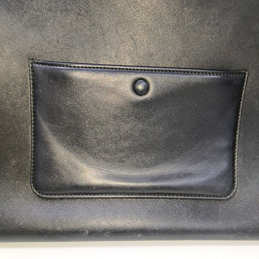 CELINE EDGE Contrast Color Cowhide Tote Bag Silver Hardware-(SKU)-946473124