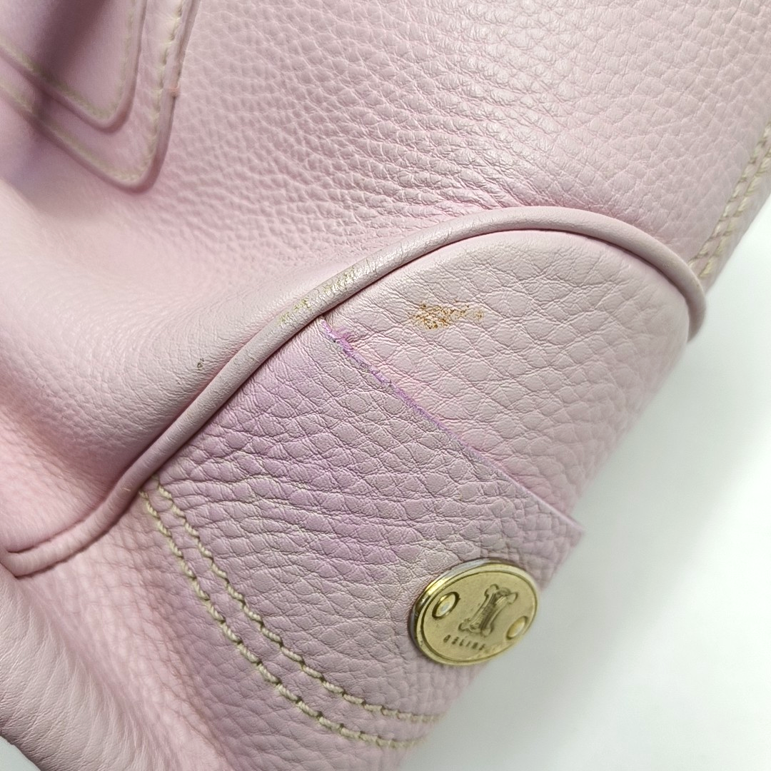 CELINE Tote bag Pink Leather Tote Bag Golden hardware-(SKU)-953701624