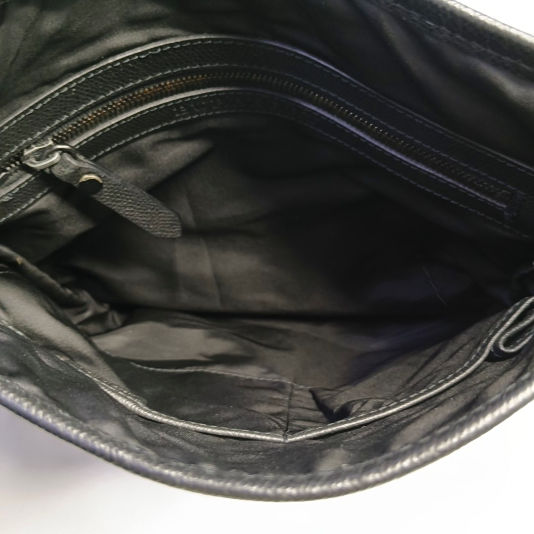 BURBERRY Dark Gray Nylon Battle Horse Plaid Single Shoulder Bag Crossbody Bag Ruthenium color hardware-(SKU)-958749400